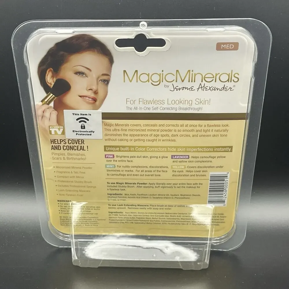 Jerome Alexander MagicMinerals Conceals & Covers Foundation & Mascara - Medium